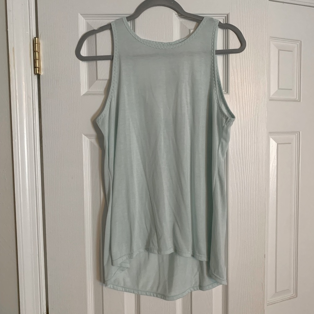 Light Teal Yoga Tank top